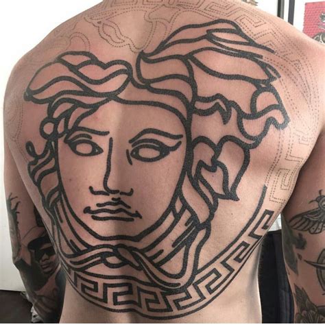 versace pattern tattoo|Versace tattoo meaning.